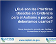 Thumbnail screenshot of What are EBPs for ASD Developed for Families (Spanish) slide.